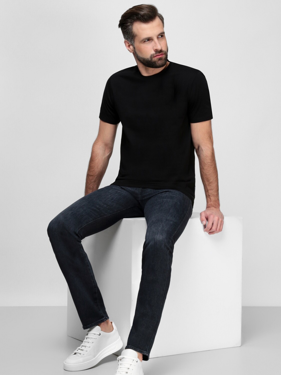 Hugo Boss -Remera de algodón slim fit, Tessler-150 0