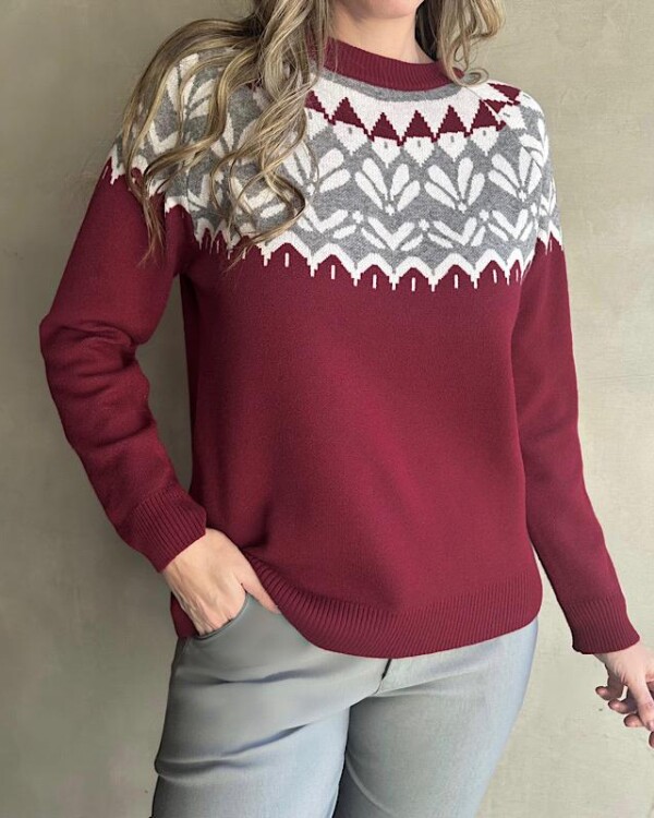 Sweater Austin Bordó