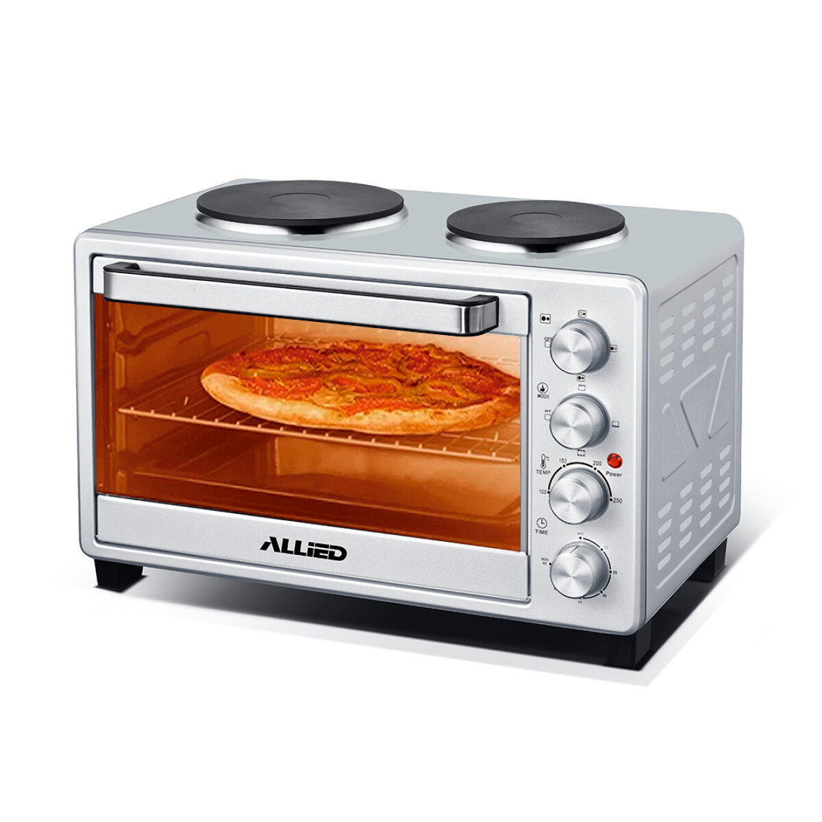 Horno Eléctrico Allied AL-EH402 3200W con 2 Hornallas 