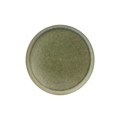 PLATO CERAMICA PLAYO VERDE 28CM Unica