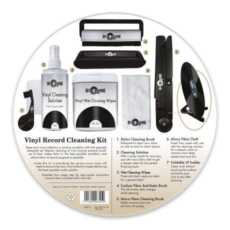Kit De Limpieza Para Discos De Vinilo Retro Musique Kxrm07 001