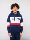Canguro Hoodie Grav Nacional Junior Azul Marino, Blanco, Rojo