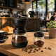 Molinillo de café manual + Frasco obsequio NEGRO
