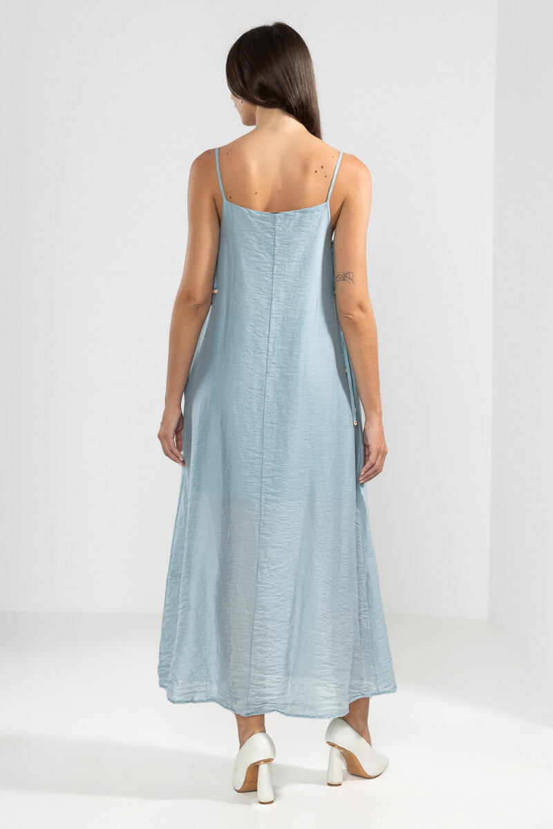 ABBY DRESS Aqua