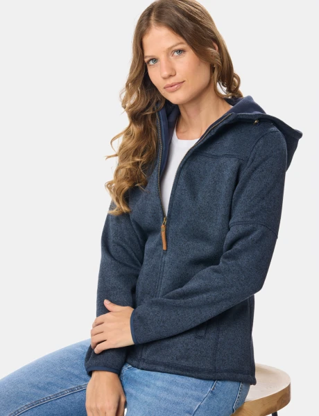 CAMPERA CON CAPUCHA Azul