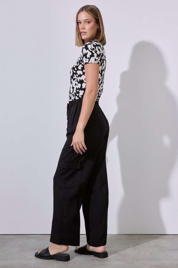 Pantalon Cargo NEGRO