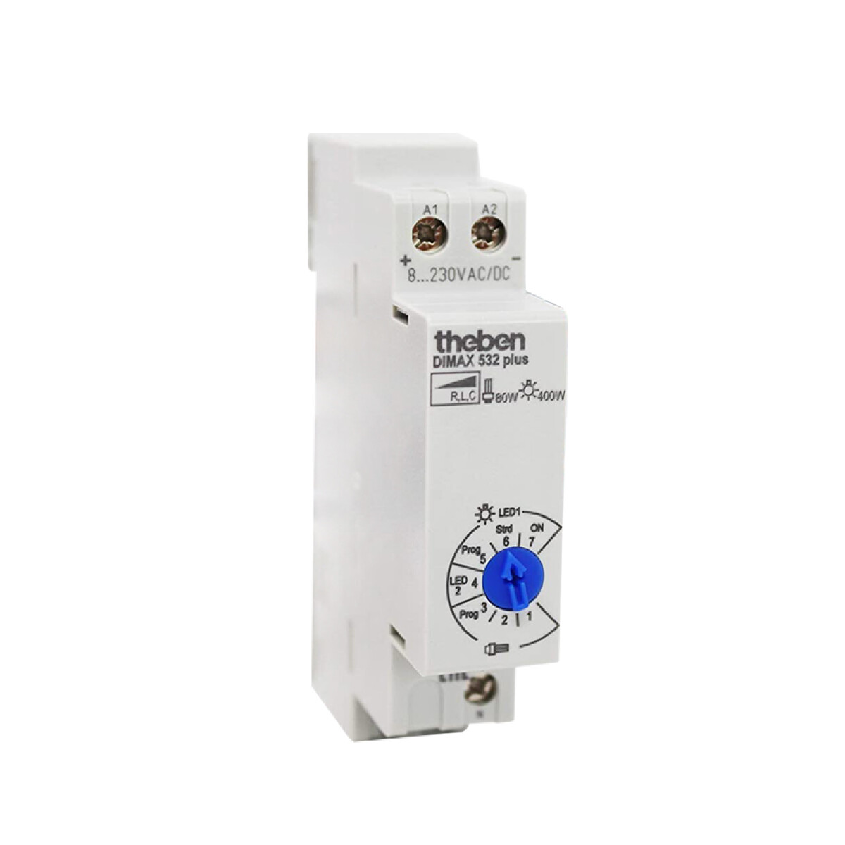 Dimmer universal LED DIMAX 532 plus para riel din - THE221 