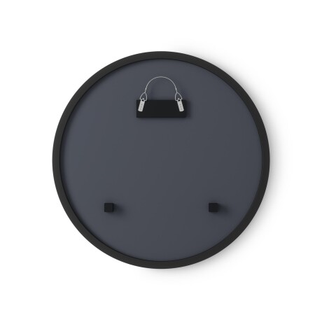 ESPEJO REDONDO METAL NEGRO 1013756