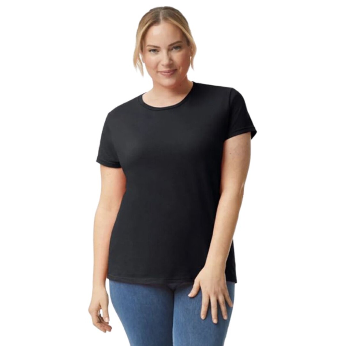 Camiseta básica Dama - Negro 