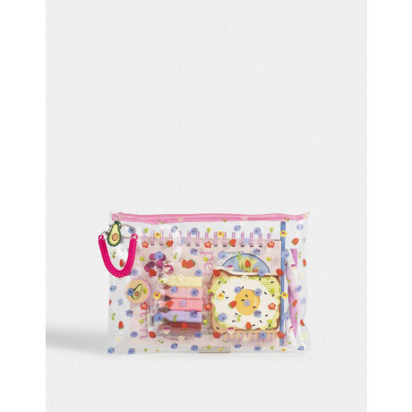 Set De Librería En Estuche Combinacion Multicolor