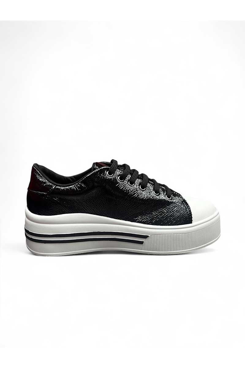 CALZADO DEPORTIVO EUROTEENS 147008 PLATAFORMA Y CHAROL Negro
