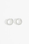 Aros cadena plateado
