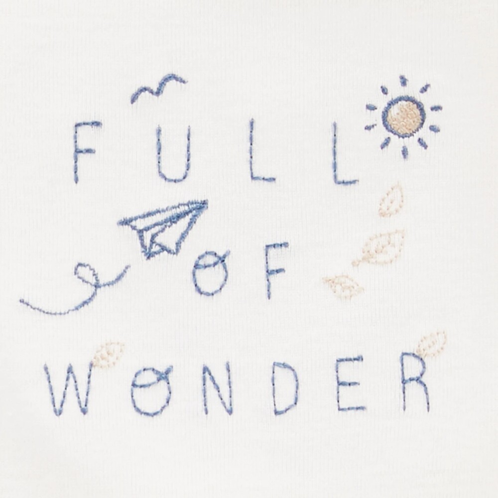 Conjunto Carters 4 piezas Gorro Medias RN Full of Wonder Celeste aviones