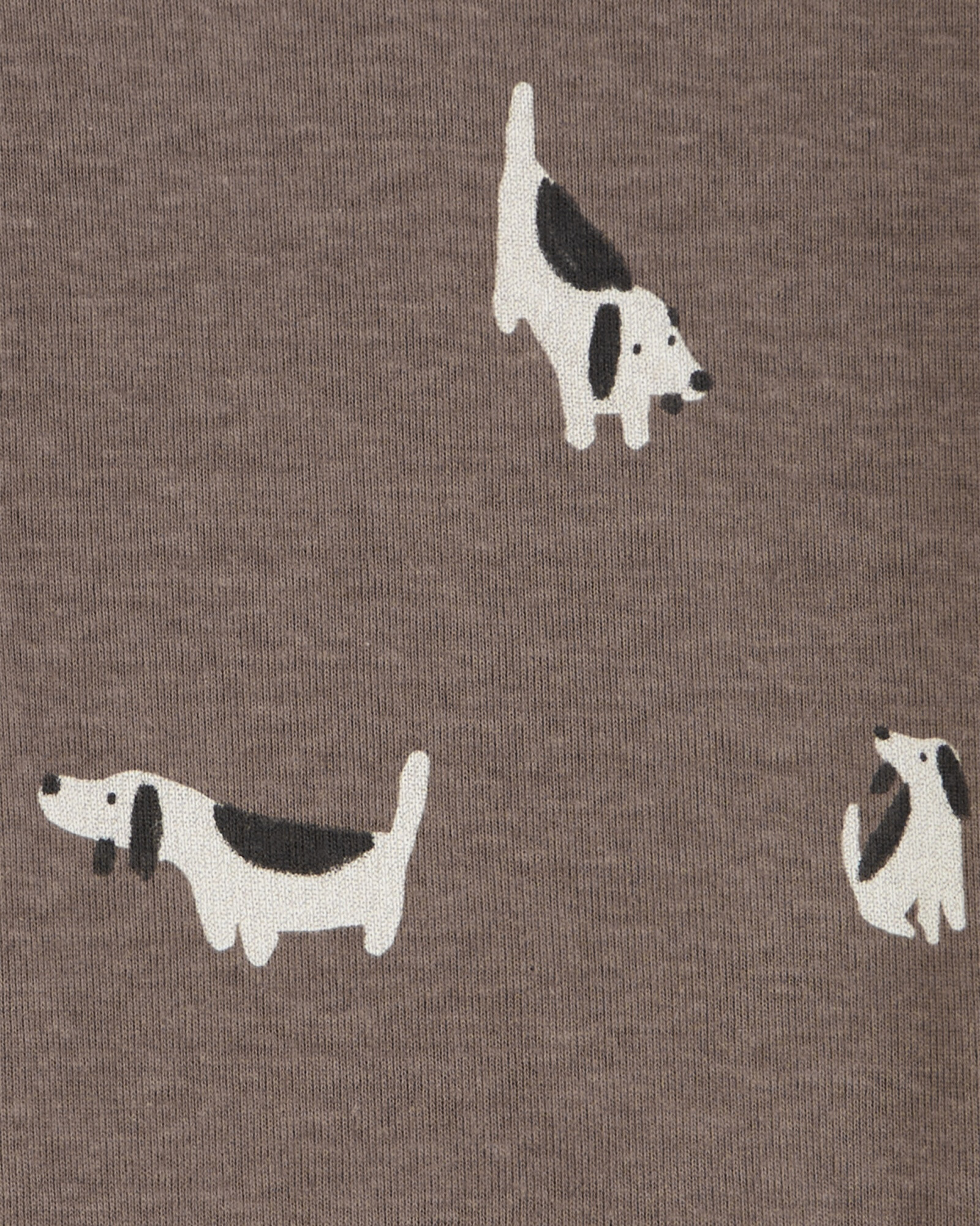 Set tres piezas de algodón, pantalón y dos bodies, diseño perro Set tres piezas de algodón, pantalón y dos bodies, diseño perro