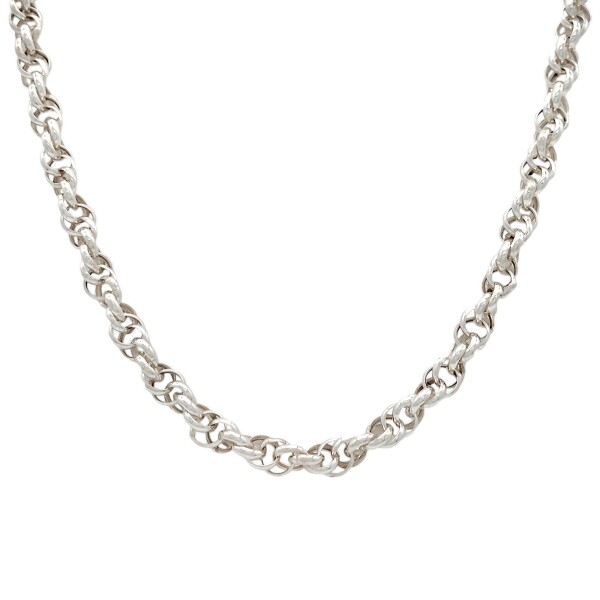 Cadena Rolo entrelazado-Plata 925-Sin Piedra-CD3231 Sinpiedra