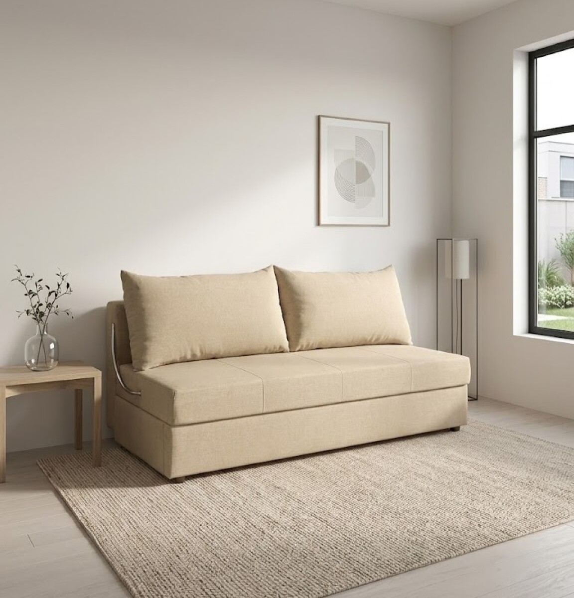 Sofá cama San Francisco S/Brazos - Beige 