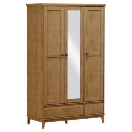 Ropero Prata 3 Puertas Y 2 Cajones Natur U