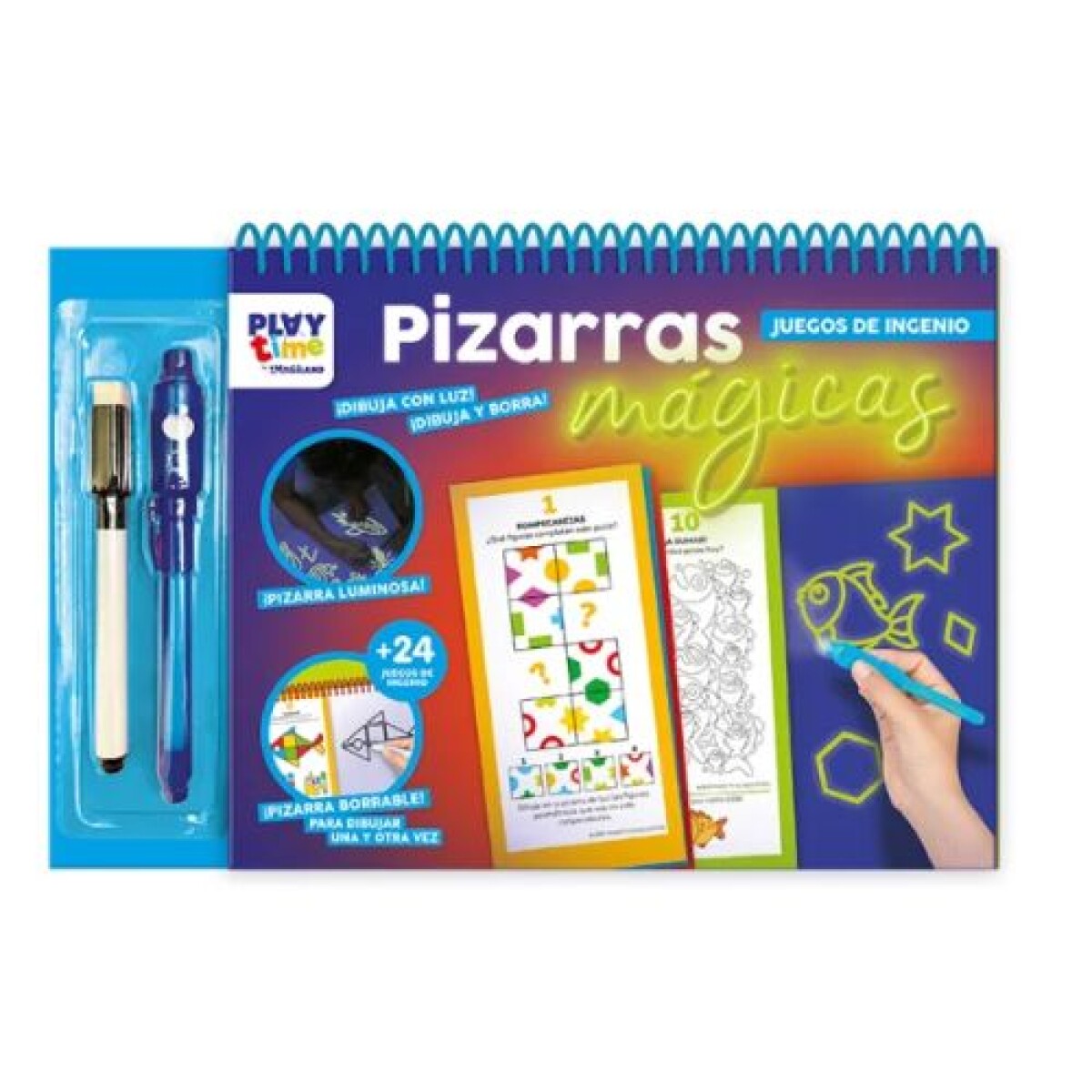 Pizarra luminosa mágica Imagiland Juegos de ingenio - Pizarra Luminosa Mágica Imagiland Juegos De Ingenio 