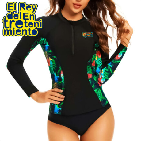 Set Traje De Baño Surf Piraña Coast 2 Pcs Dama UV 50 Ply007013-l