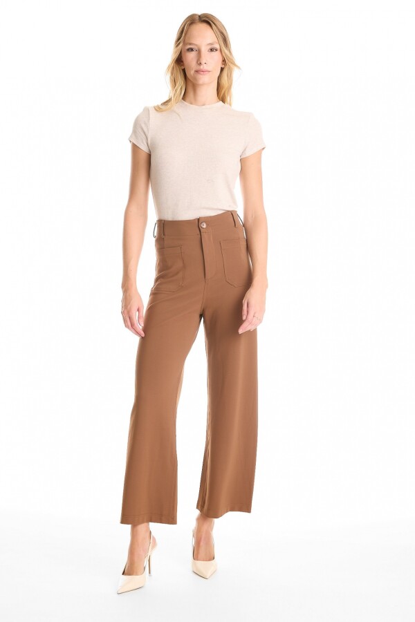 Pantalon Wide Leg MARRON