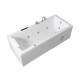 Bañera Con Hidromasaje Blanco Autoportante 1700X750X550 Full Equip 8 Jets C/Grif Der Motor 1.5 BLANCO