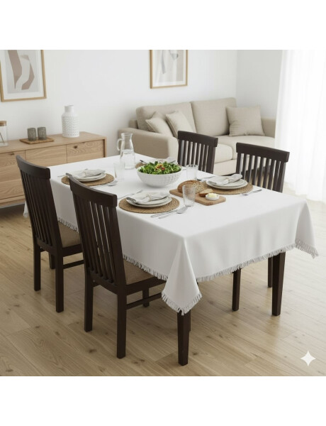 MANTEL ALGODÓN 140X180CM BLANCO MANTEL ALGODÓN 140X180CM BLANCO