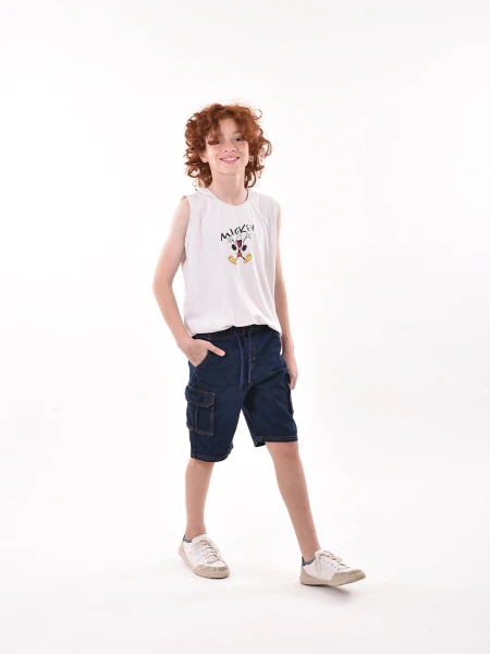 MUSCULOSA MICKEY IDEA BEIGE CLARO