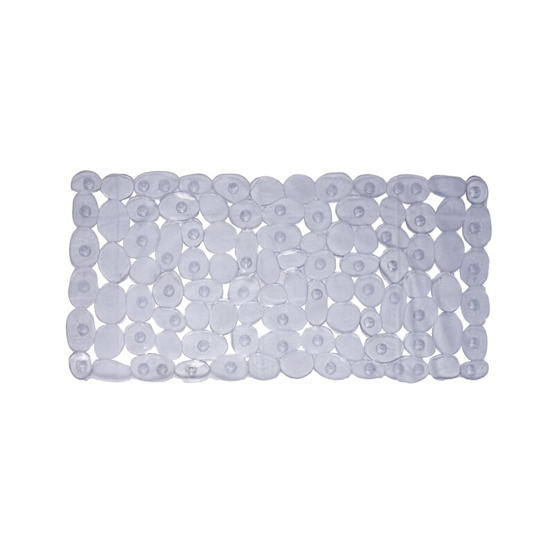 Alfombra de baño antideslizante con ventosas Amalfi 60x45cm Transparente