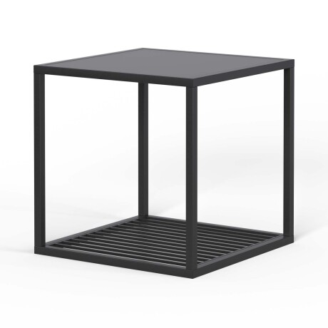 MESA LATERAL METAL NEGRO OLIVIA