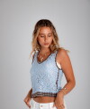 Blusa Clara celeste