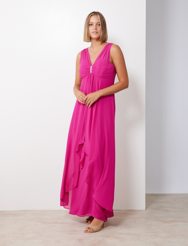 Vestido Maxi Colors FUCSIA