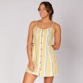 VESTIDO CORTO DELMAR Amarillo