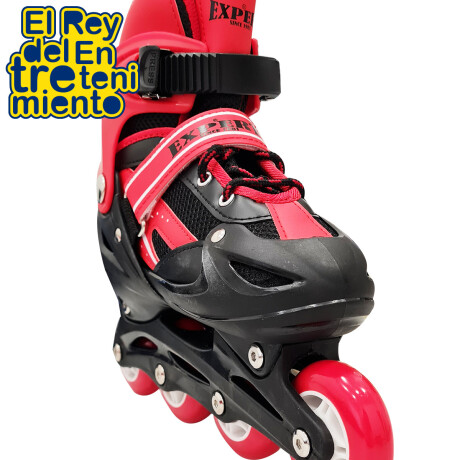 Patin Rollers Extensible Excelente Talles Y Colores Rojo