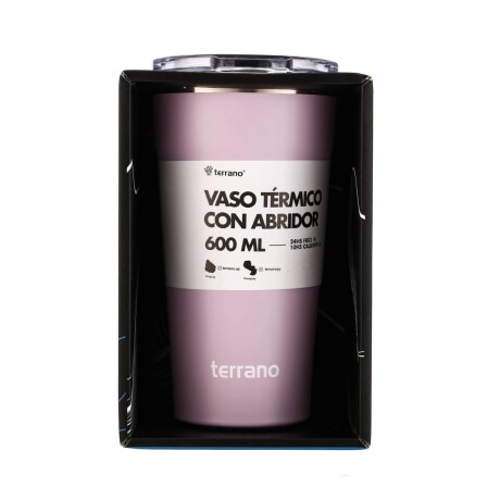 Vaso Térmico Terrano con Tapa 550ML LILA