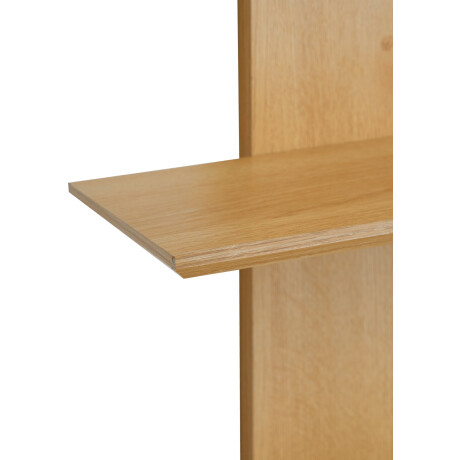 Estante Pared Borum 4 Estantes Color Roble