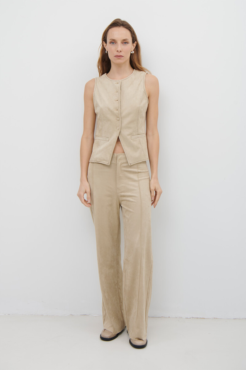 PANTALON NOBLE BEIGE