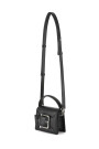 MINI CARTERA DE CUERO Negro