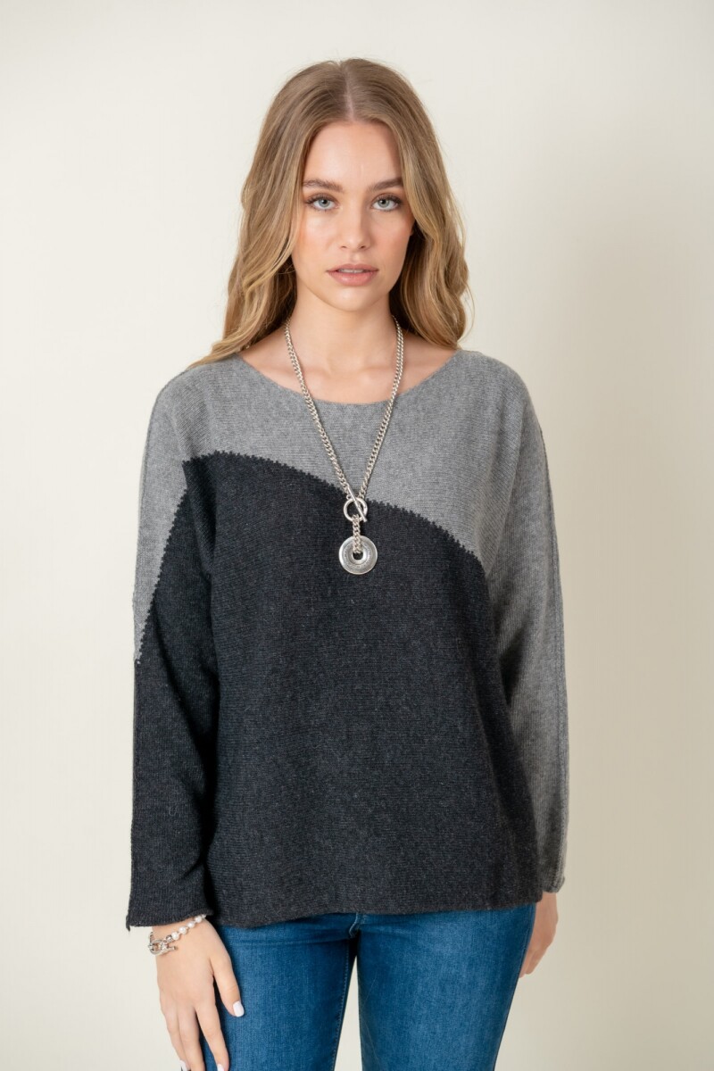 Sweater lana combinado - Gracie 