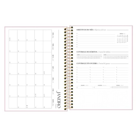 Agenda Tilibra 2026 Vanilla Celeste Pastel