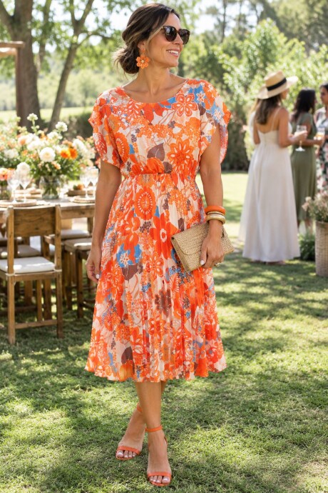 VESTIDO BEATRIZ Naranja