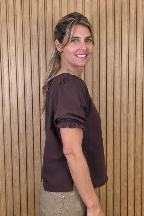 Blusa Sueca Chocolate
