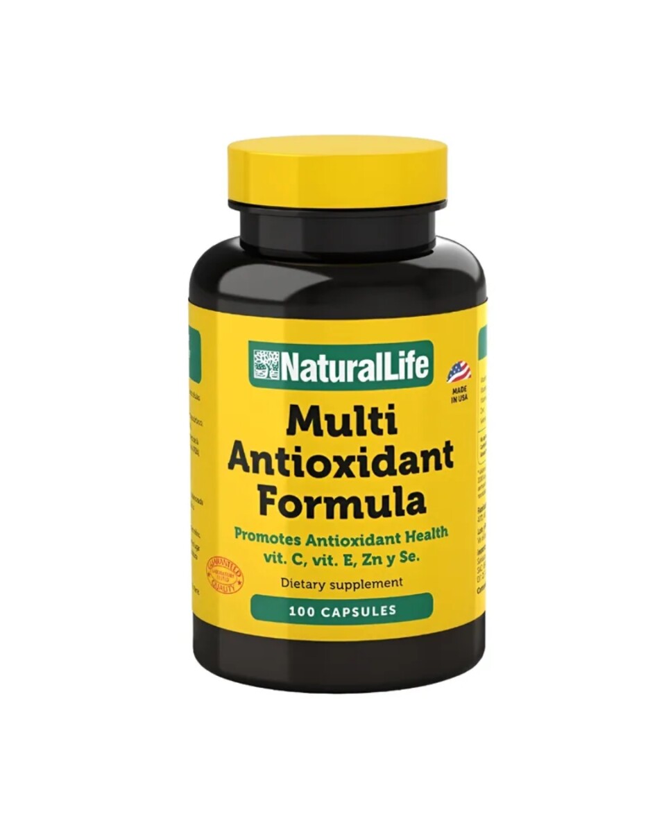 Multi Antioxidante Formula 100caps Natural Life 