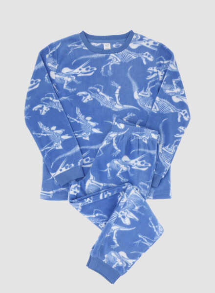 Pijama infantil polar raptor Azul piedra