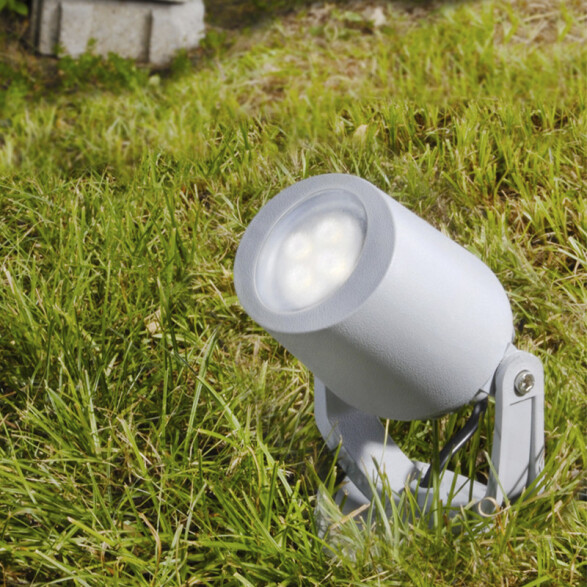 Spot LED c/base gris GU10 incl. seteable MINITOMMY FL0112
