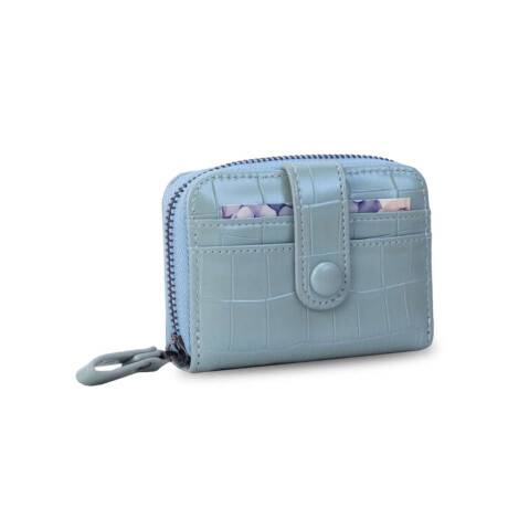 Tarjetero Irina Croco Cielo