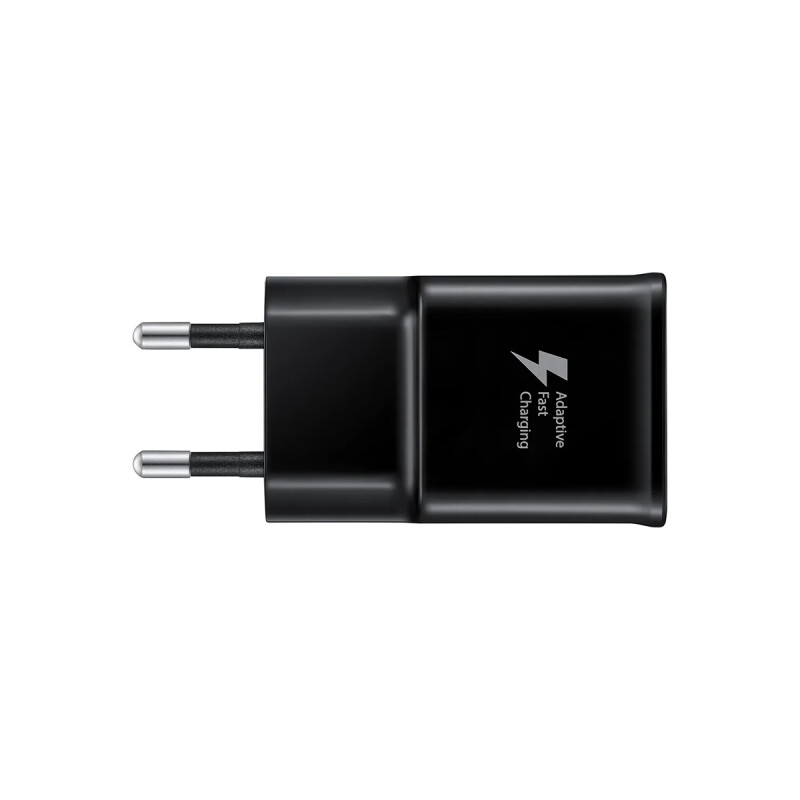 Ficha de carga original Samsung 15W color negro Ficha De Carga Original Samsung 15w Color Negro