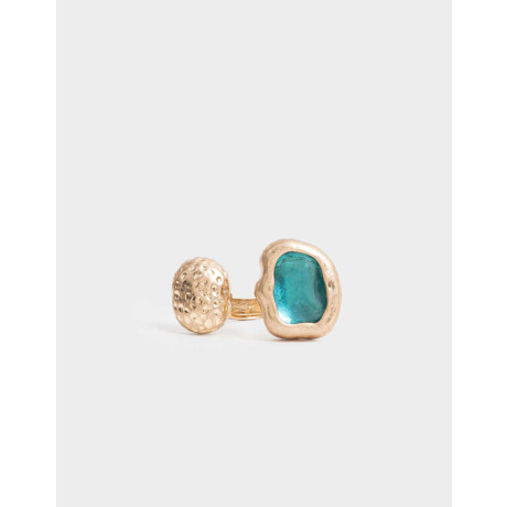 Anillos Medianos y Grandes Metal diferenciado Dorado