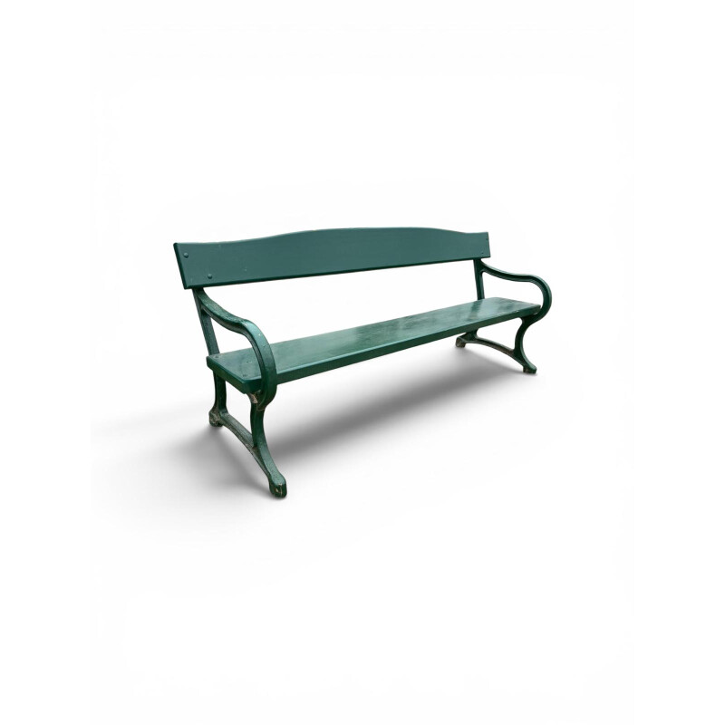 Banco De Plaza Fundición Y Madera Verde Ingles Banco De Plaza Fundición Y Madera Verde Ingles