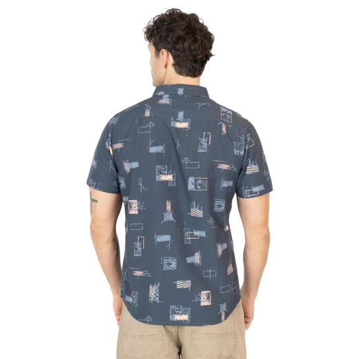 Camisa Volcom Acid Jazz Stoney - Azul Camisa Volcom Acid Jazz Stoney - Azul
