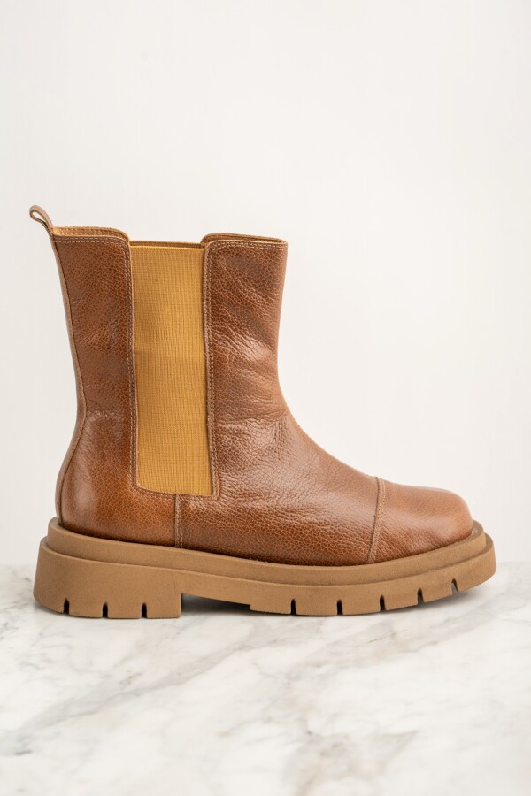 Bota Cuero Marron